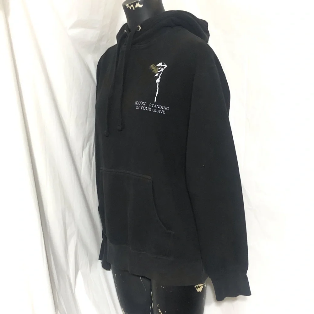 Vintage City Approval ‘Standing In Your Grave’ Black Hoodie